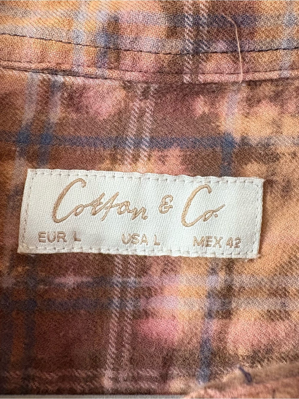 Grateful Dead Inspired Bleach Distressed Upcycled Flannel - Picture 6 of 10
